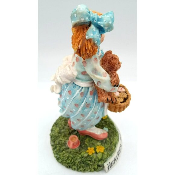 Tea Party Teddies Heather And Timothy Bear Figurine Linda Grayson 1996 4.5 Inch - Picture 9 of 15